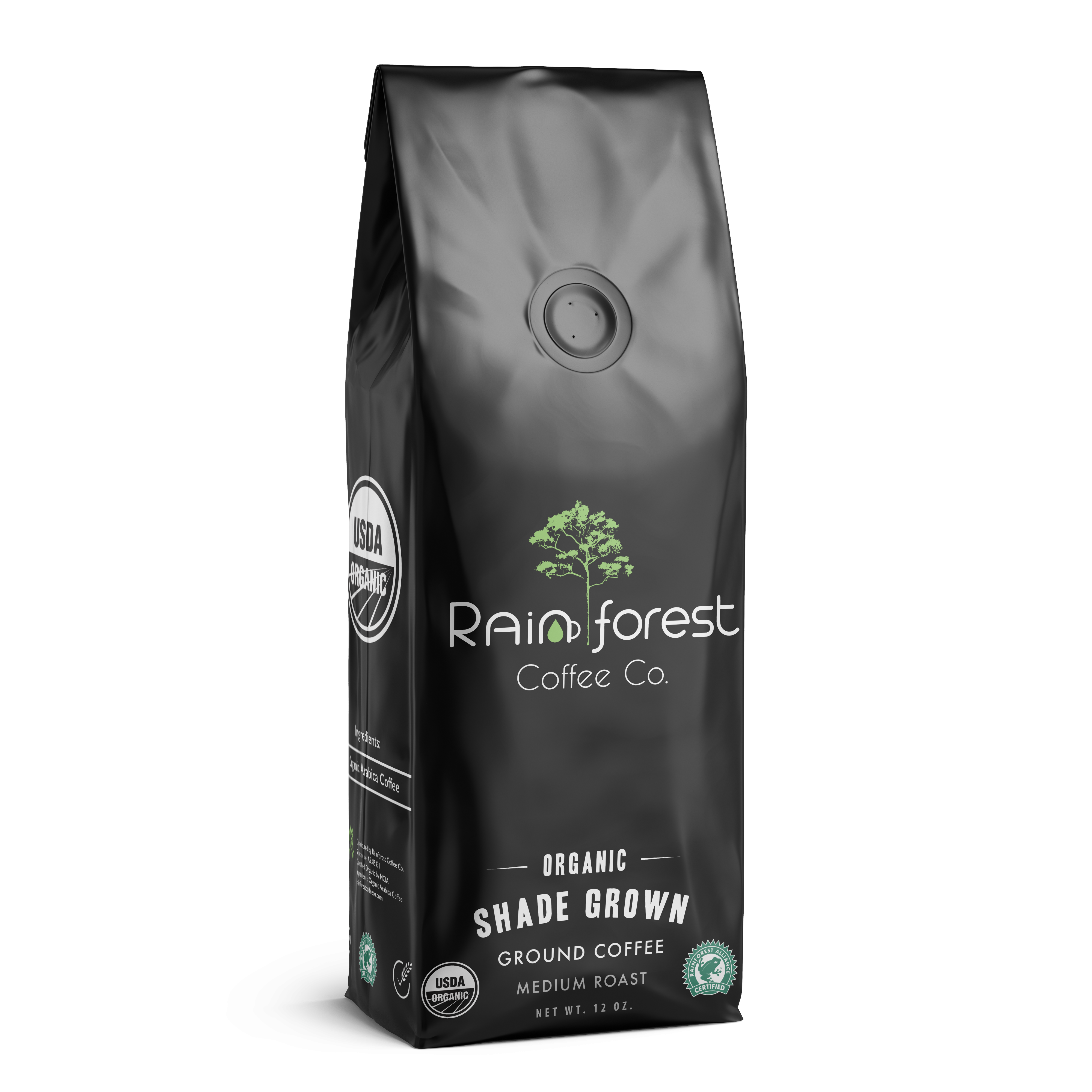 Rainforest Coffee Co. 100% Premium Organic Shadegrown Coffee (Medium Roast) **RESERVE A BAG NOW FOR APRIL 1ST DELIVERY** - Rainforest Coffee Co. Organic Shade Grown Coffee
